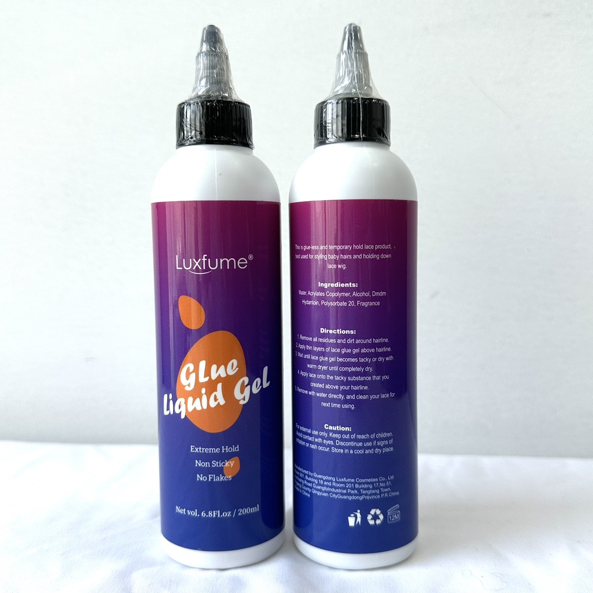 Edge Control Gel - Vloeibare gel lijm, onzichtbare pruikenlijm, transparante