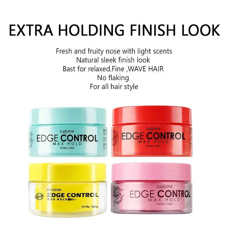 Edge Control Gel - 80g Haar Gel Sterke Hold Edge