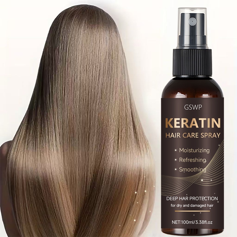 Heat Protectant Spray - GSWP Keratine Haarverzorgingsspray, snel absorberend zonder