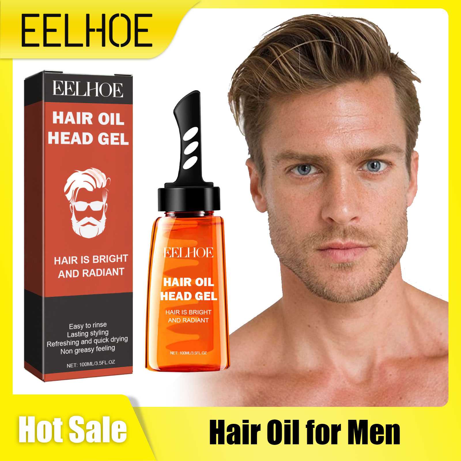 Hair Care Natural Products - EELHOE 2 in 1 Professionele Haarwax