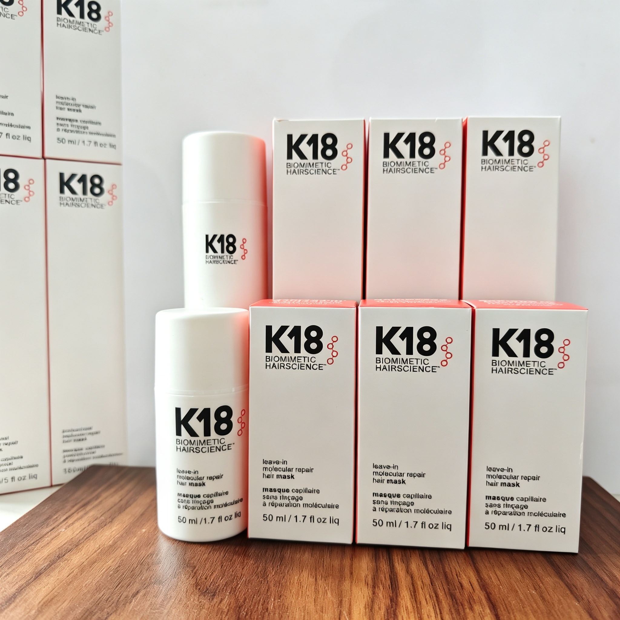 Hair Care K18 - K18 Leave-In Moleculair Reparatie Haarmasker 3PCS