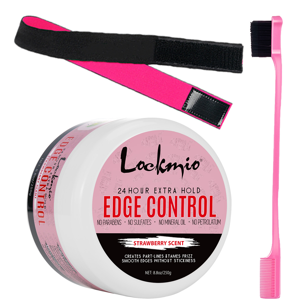 Edge Control Gel - LOCKMIO 250g Edge Control Wax, haarpoedercrème