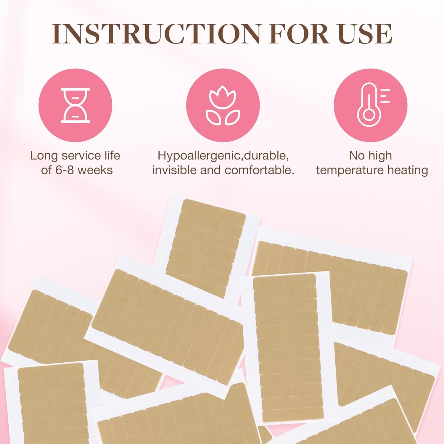 72Tabs (6 vellen) Haarverlengi - Hair Extension Tape In recensie en prijs