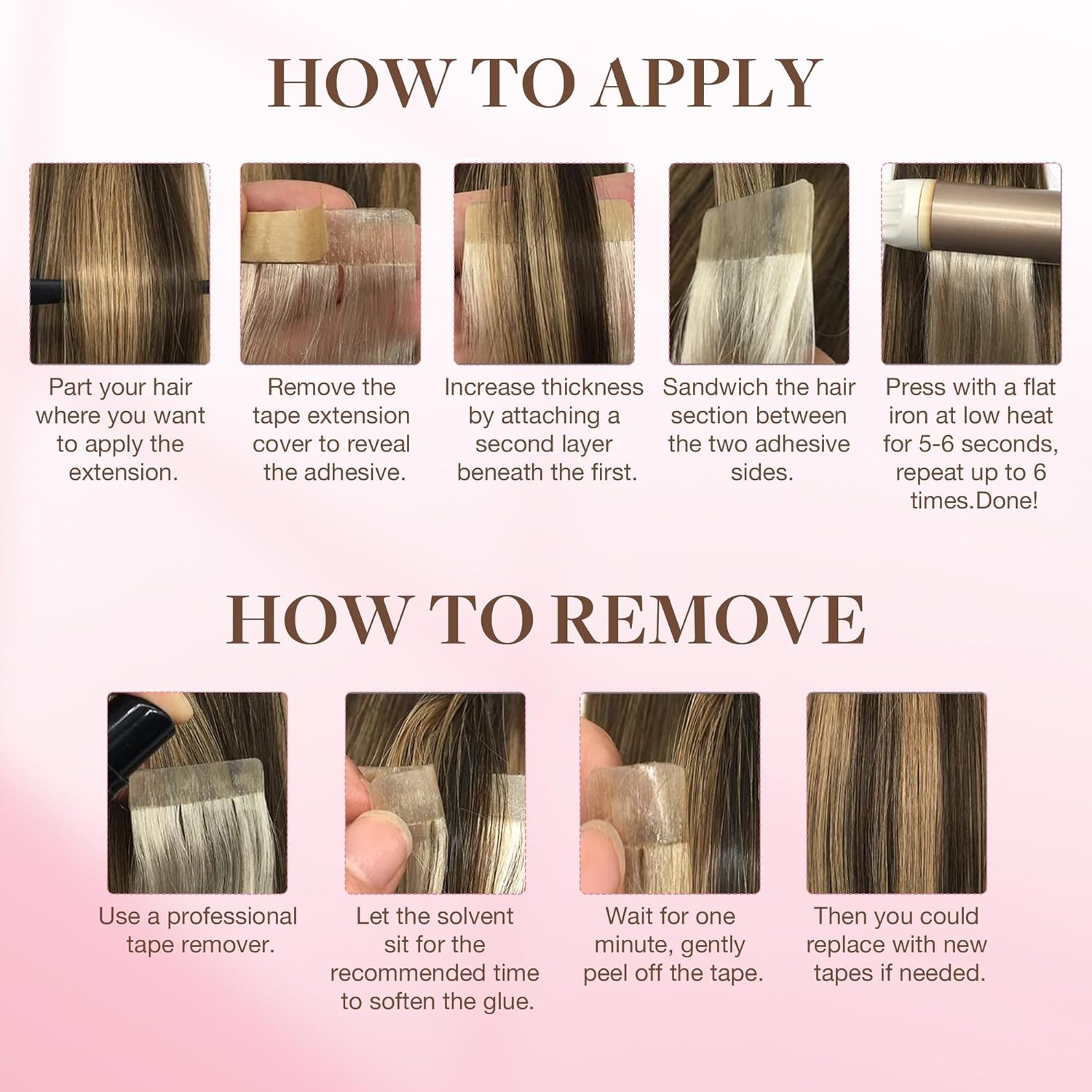 72Tabs (6 vellen) Haarverlengi - Hair Extension Tape In recensie en prijs