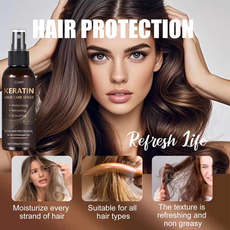 GSWP Keratine Haarverzorgingss - Heat Protectant Spray recensie en prijs