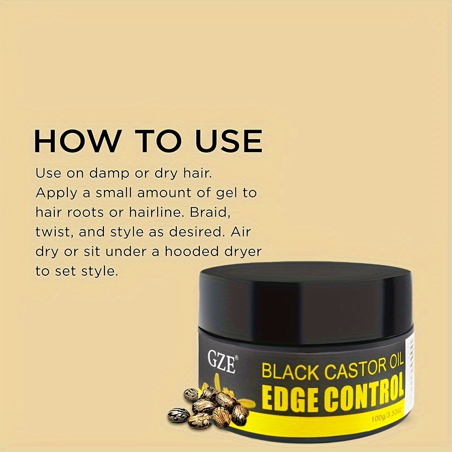Gze Afrikaanse Zwarte Castor E - Edge Control Gel recensie en prijs