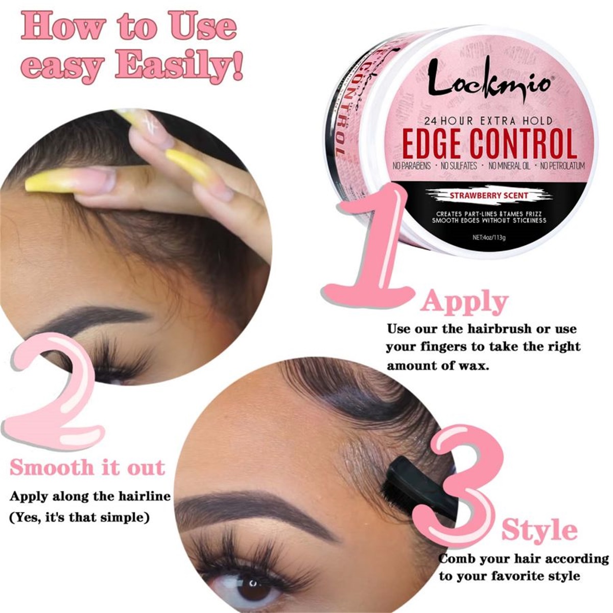Edge Control Gel, Rozemarijn-  - Edge Control Gel recensie en prijs