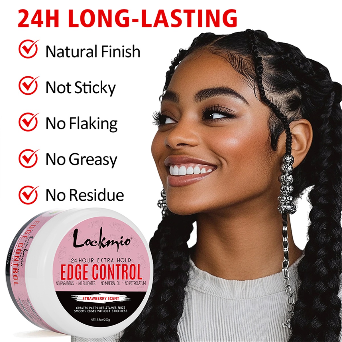 LOCKMIO 250g Edge Control Wax, - Edge Control Gel recensie en prijs